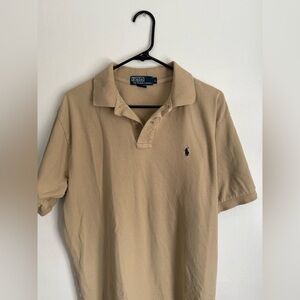 Ralph Lauren Men's Beige Polo Shirt